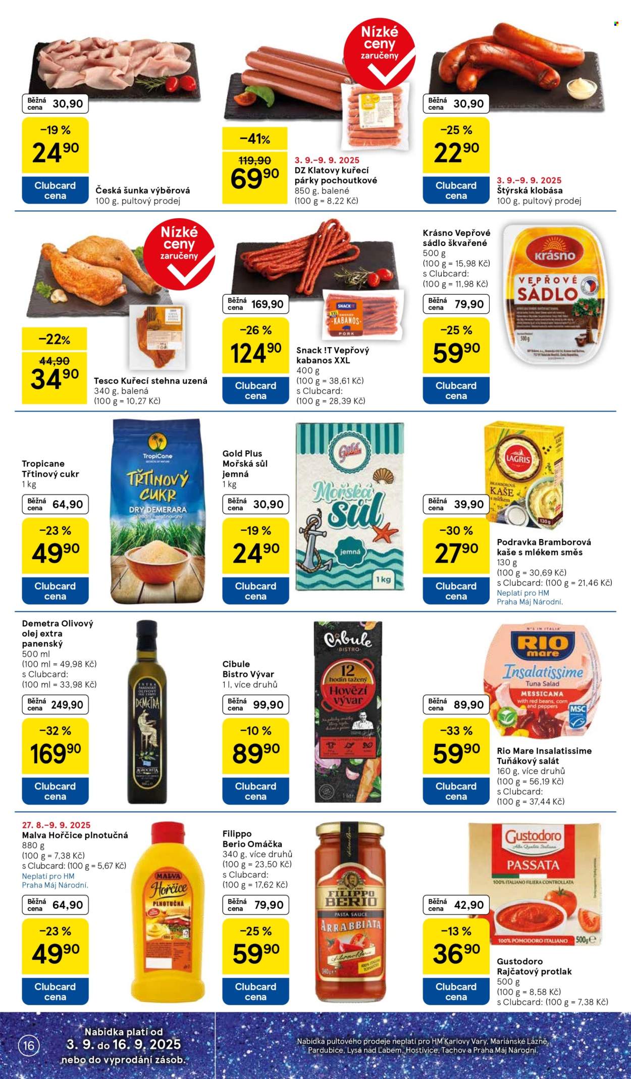 Leták TESCO - 3.9.2025 - 9.9.2025. Strana 16