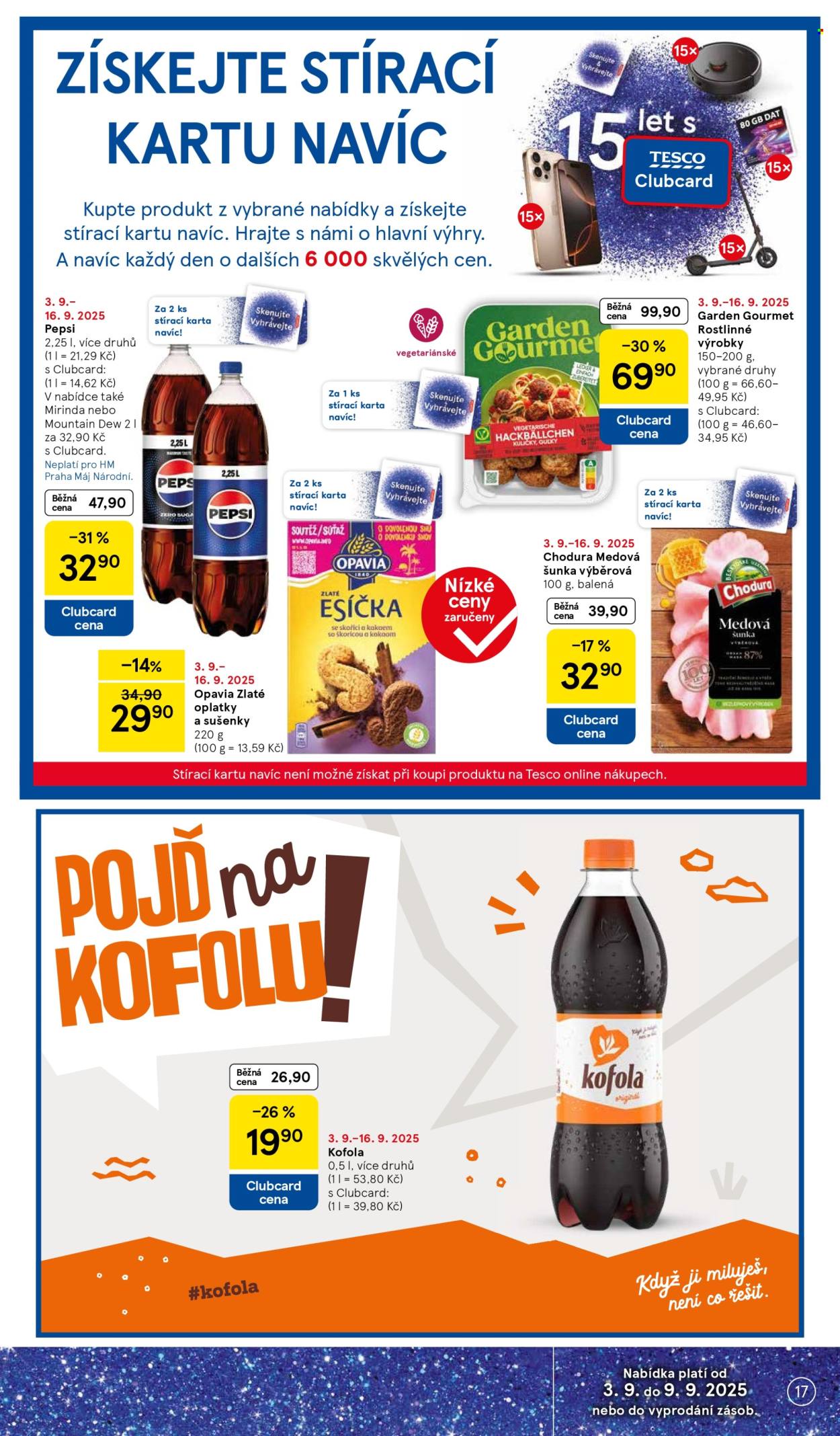 Leták TESCO - 3.9.2025 - 9.9.2025. Strana 17