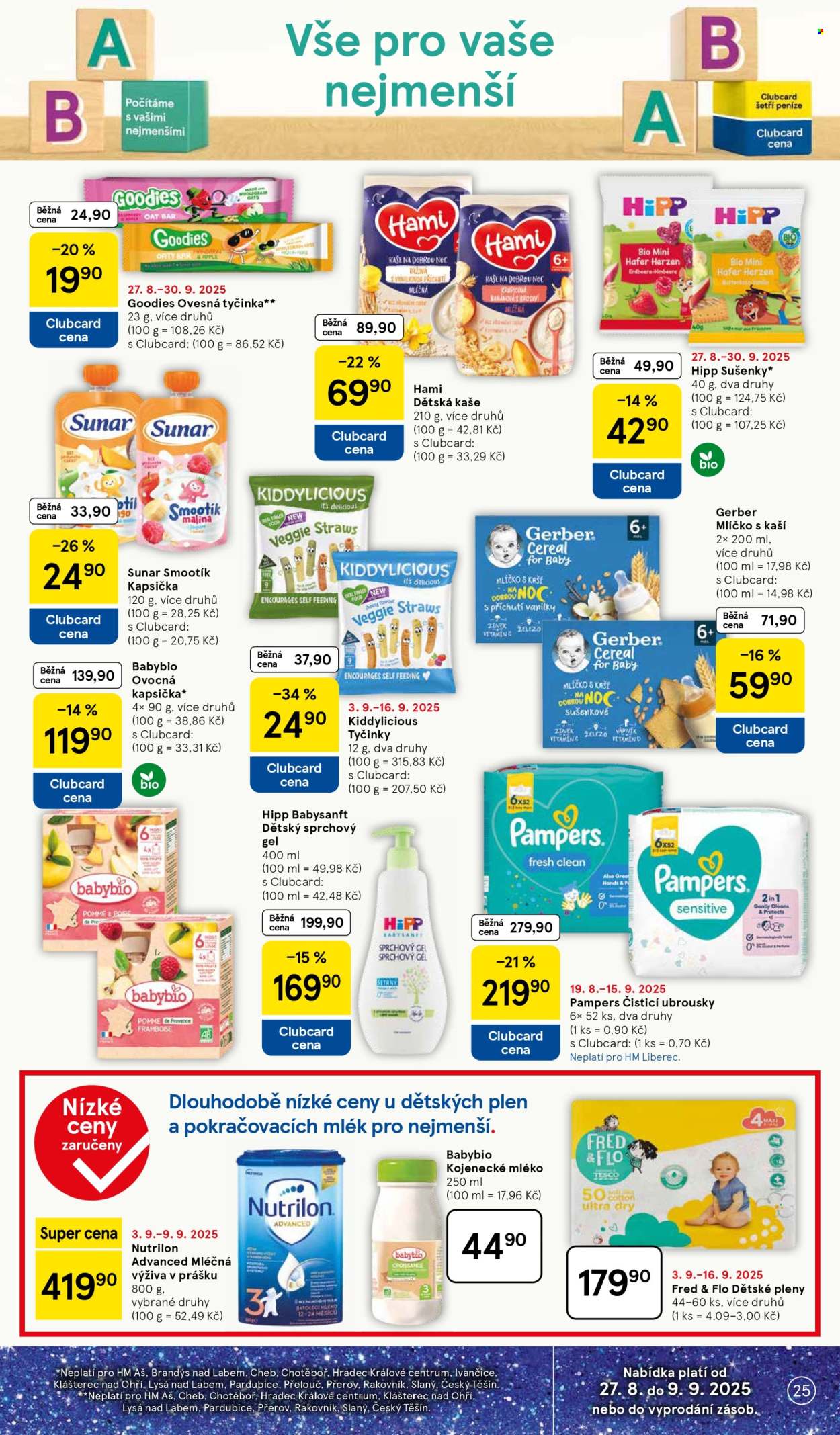 Leták TESCO - 3.9.2025 - 9.9.2025. Strana 25