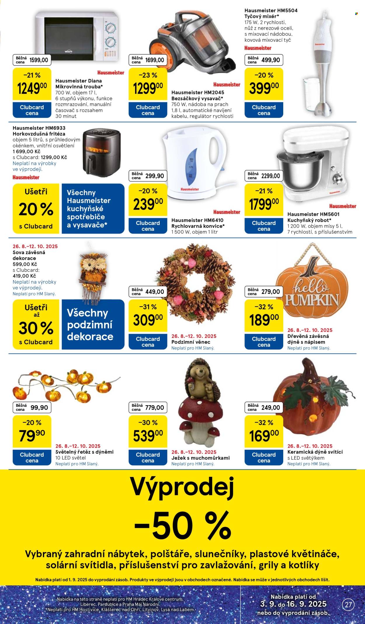 Leták TESCO - 3.9.2025 - 9.9.2025. Strana 27