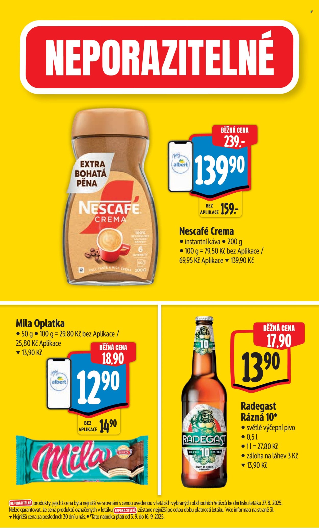 Leták Albert Hypermarket - 3.9.2025 - 9.9.2025. Strana 5
