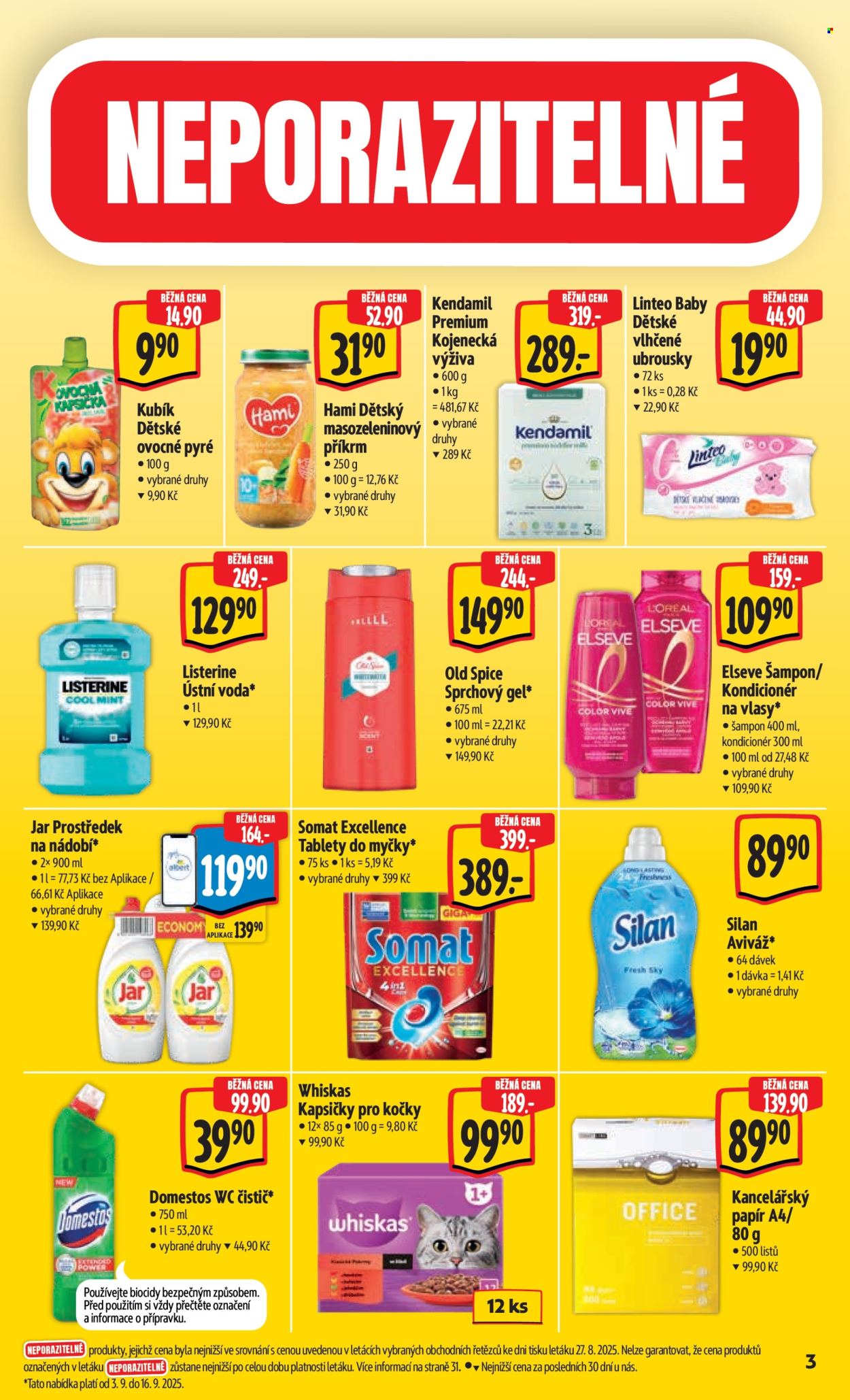 Leták Albert Hypermarket - 3.9.2025 - 9.9.2025. Strana 7