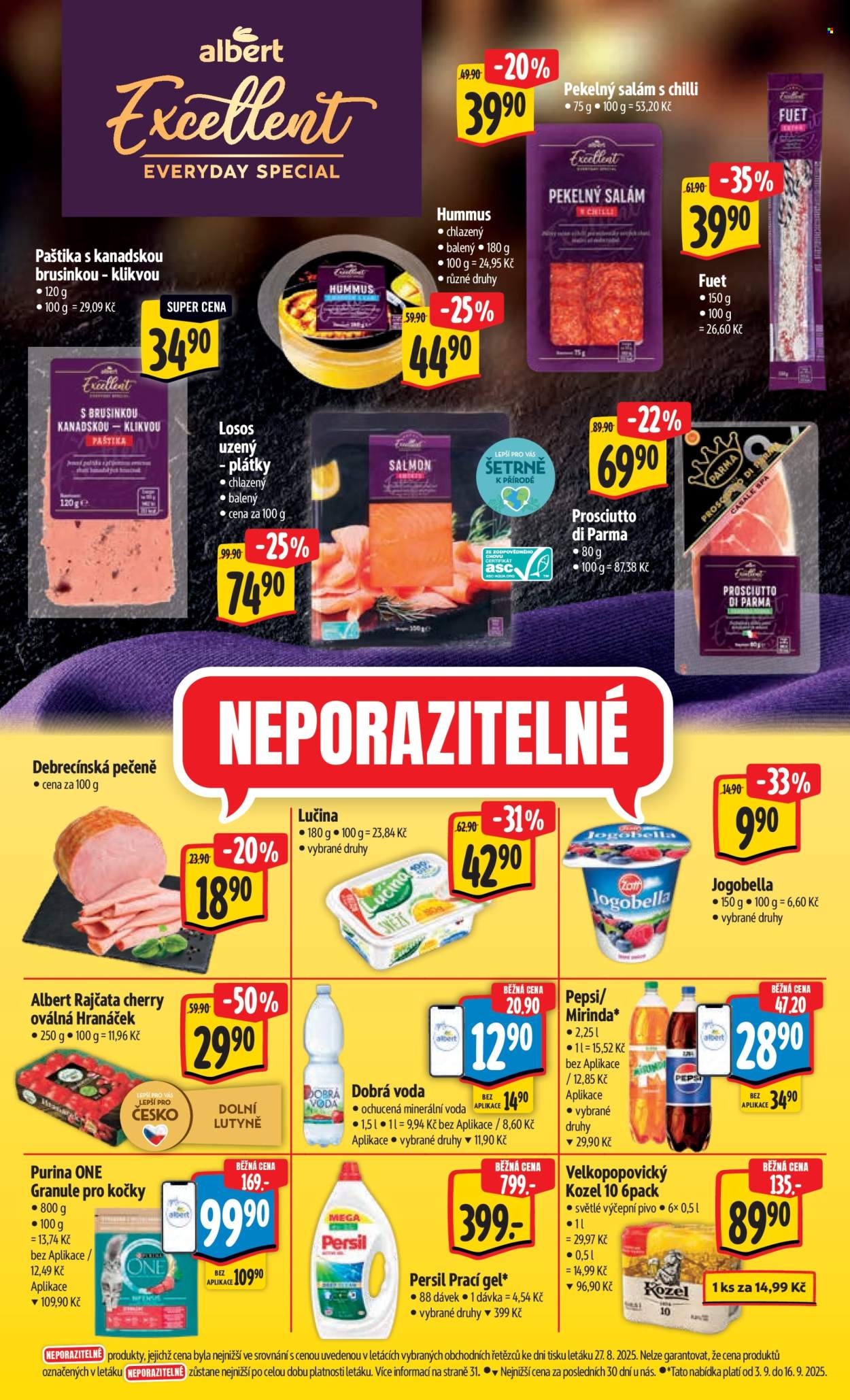 Leták Albert Hypermarket - 3.9.2025 - 9.9.2025. Strana 8