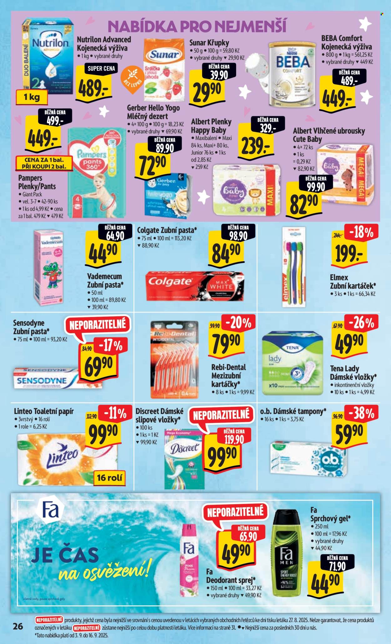 Leták Albert Hypermarket - 3.9.2025 - 9.9.2025. Strana 34