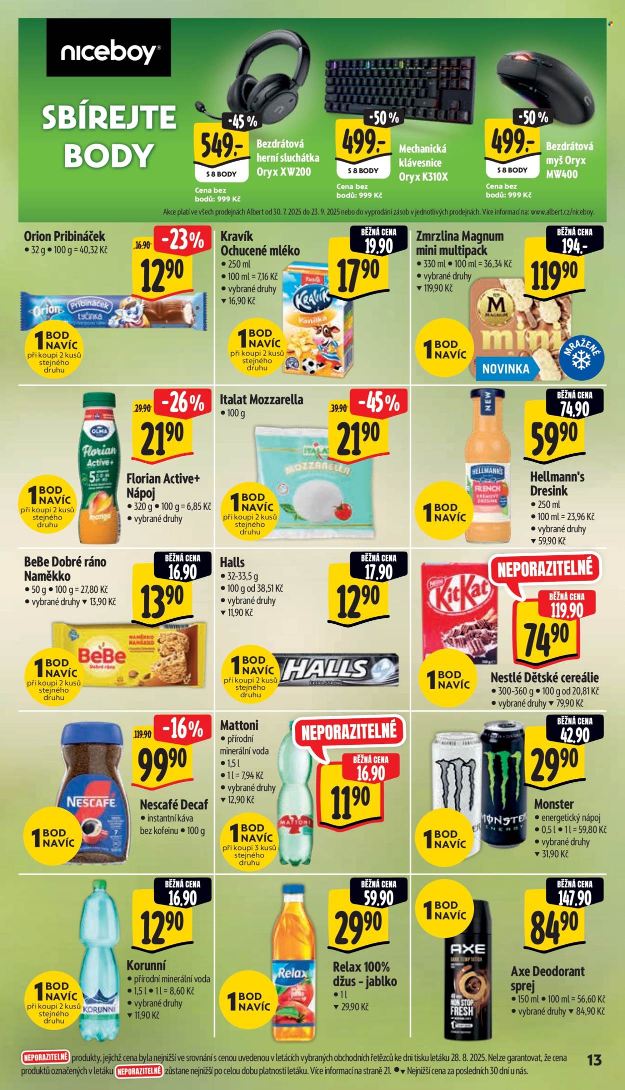 Leták Albert Supermarket - 3.9.2025 - 9.9.2025. Strana 21