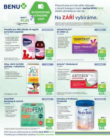 Leták BENU Lékárna - 1.9.2025 - 30.9.2025.