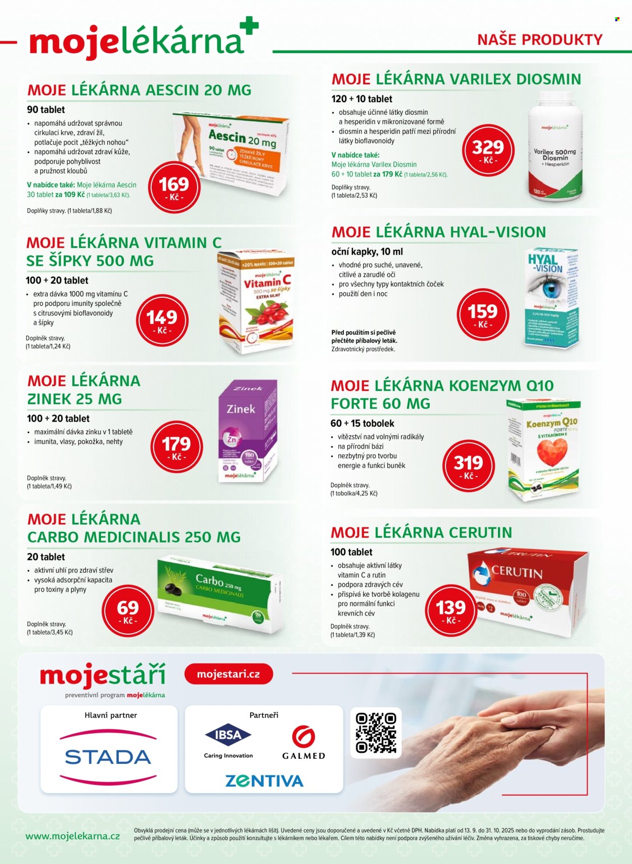 Leták mojelekarna.cz - 13.9.2025 - 31.10.2025. Strana 12