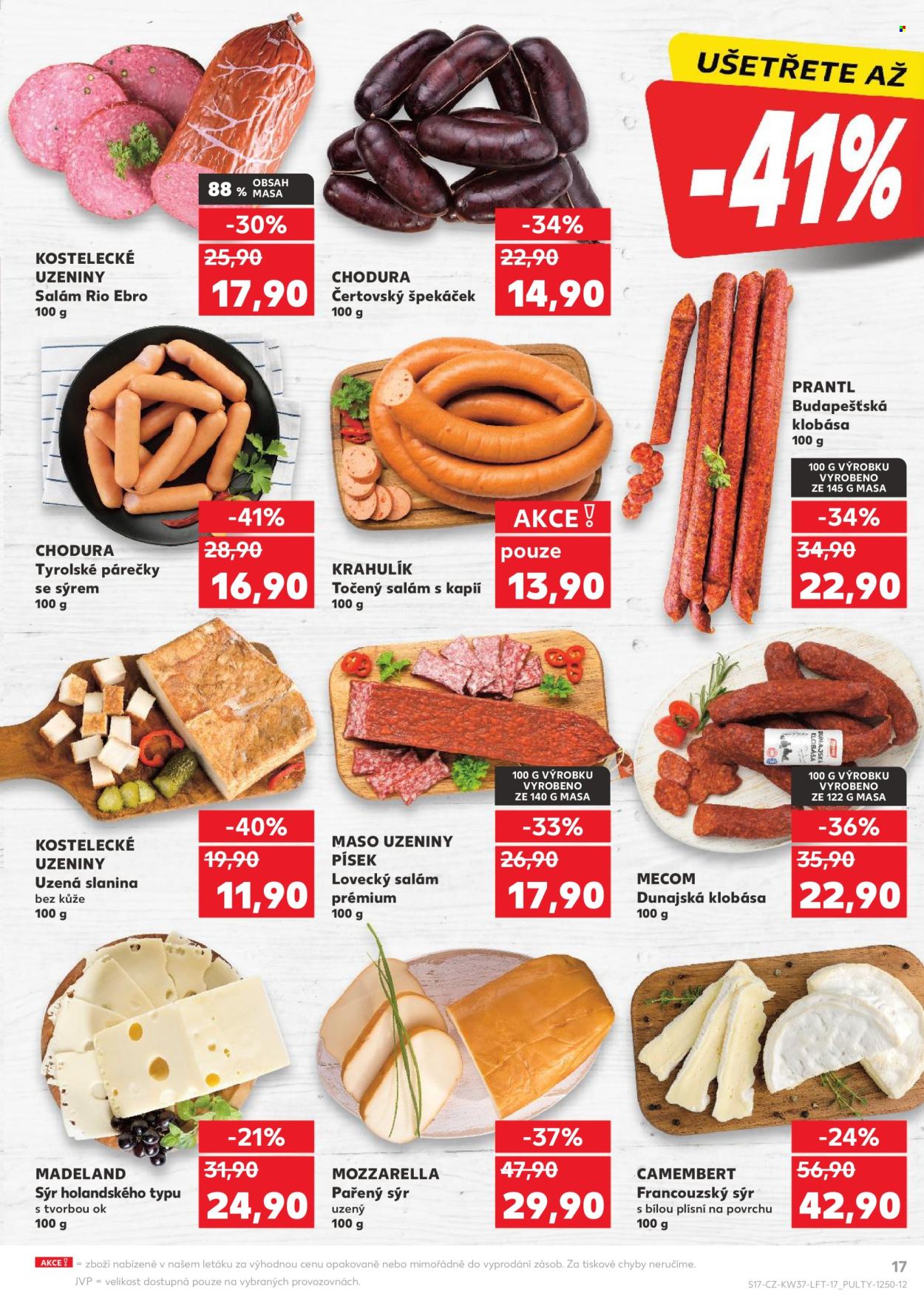 Leták Kaufland - 10.9.2025 - 16.9.2025. Strana 17