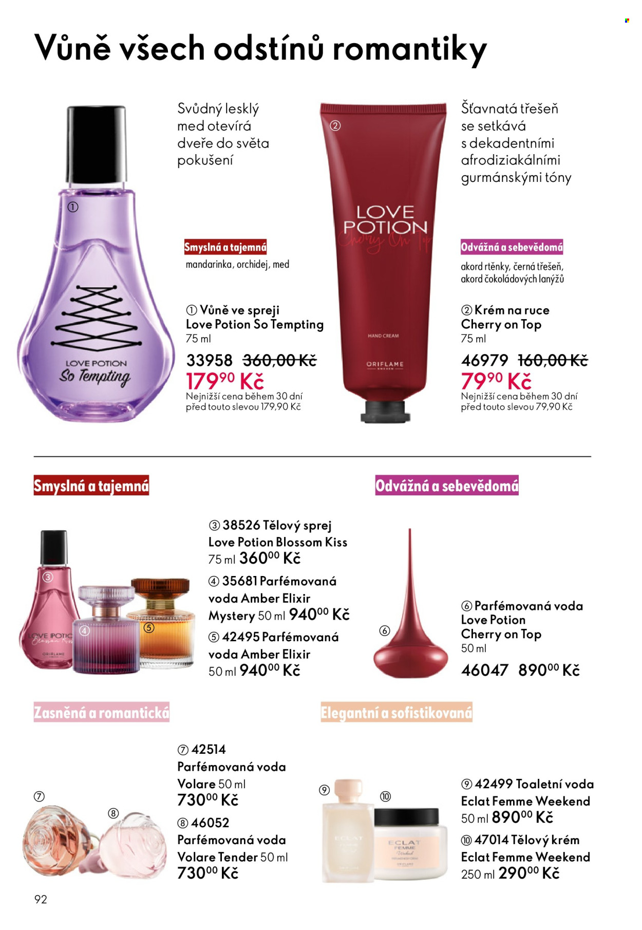 Leták ORIFLAME - 7.9.2025 - 30.9.2025. Strana 92