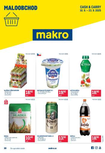 Leták MAKRO - 10.9.2025 - 23.9.2025.