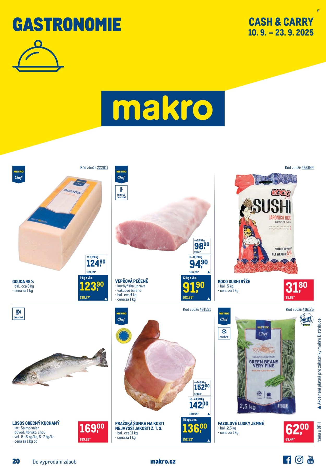 Leták MAKRO - 10.9.2025 - 23.9.2025. Strana 1