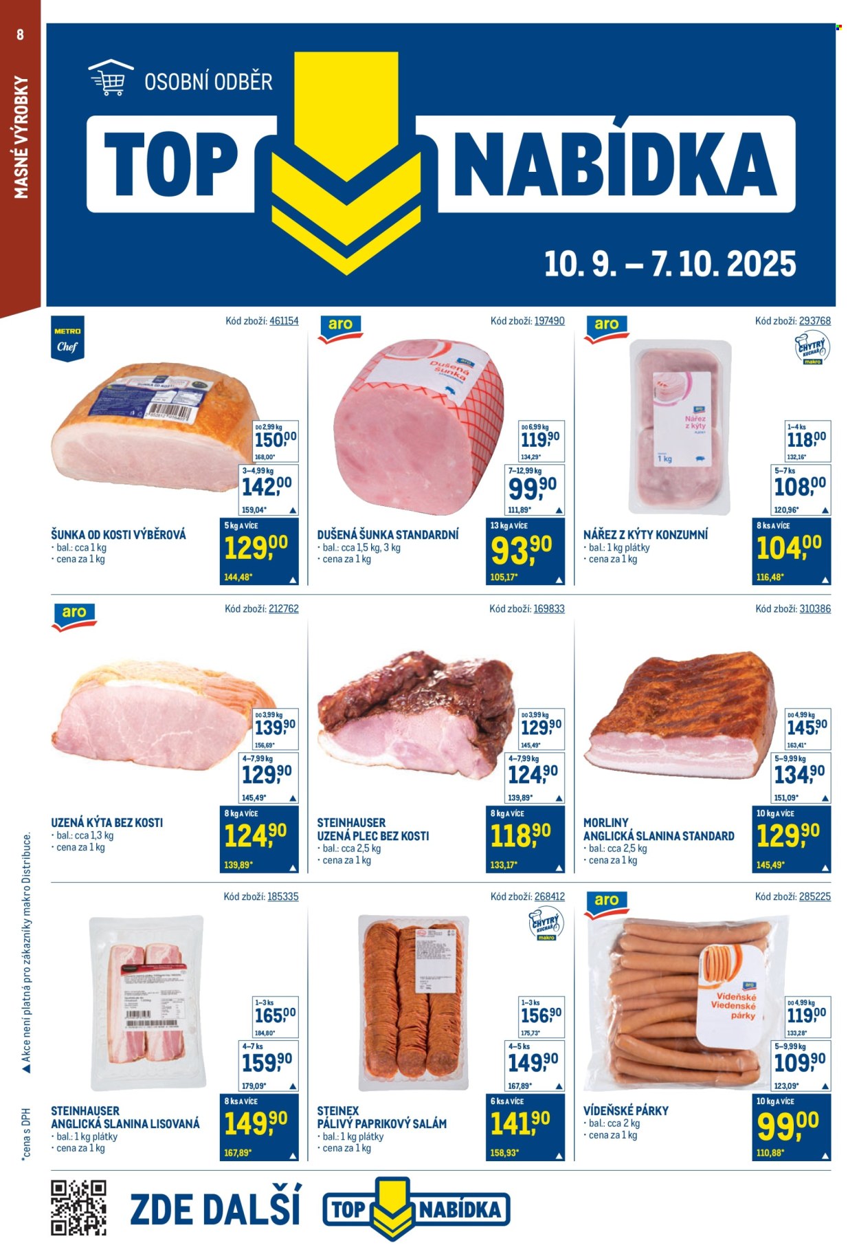 Leták MAKRO - 10.9.2025 - 23.9.2025. Strana 8