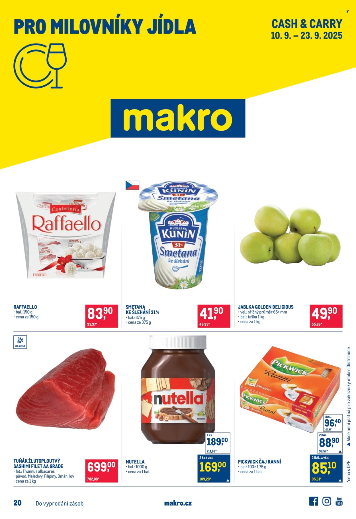 Leták MAKRO - 10.9.2025 - 23.9.2025. Strana 1