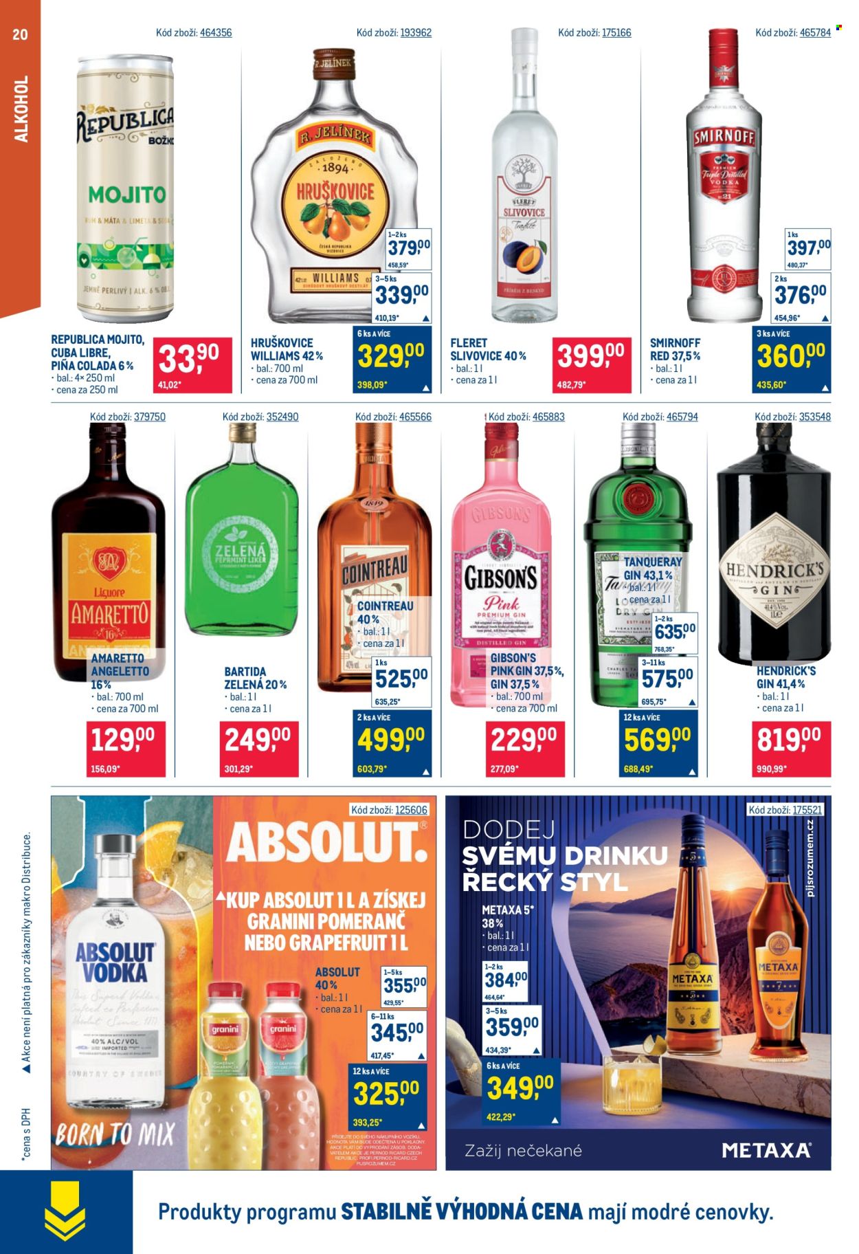 Leták MAKRO - 10.9.2025 - 23.9.2025. Strana 20
