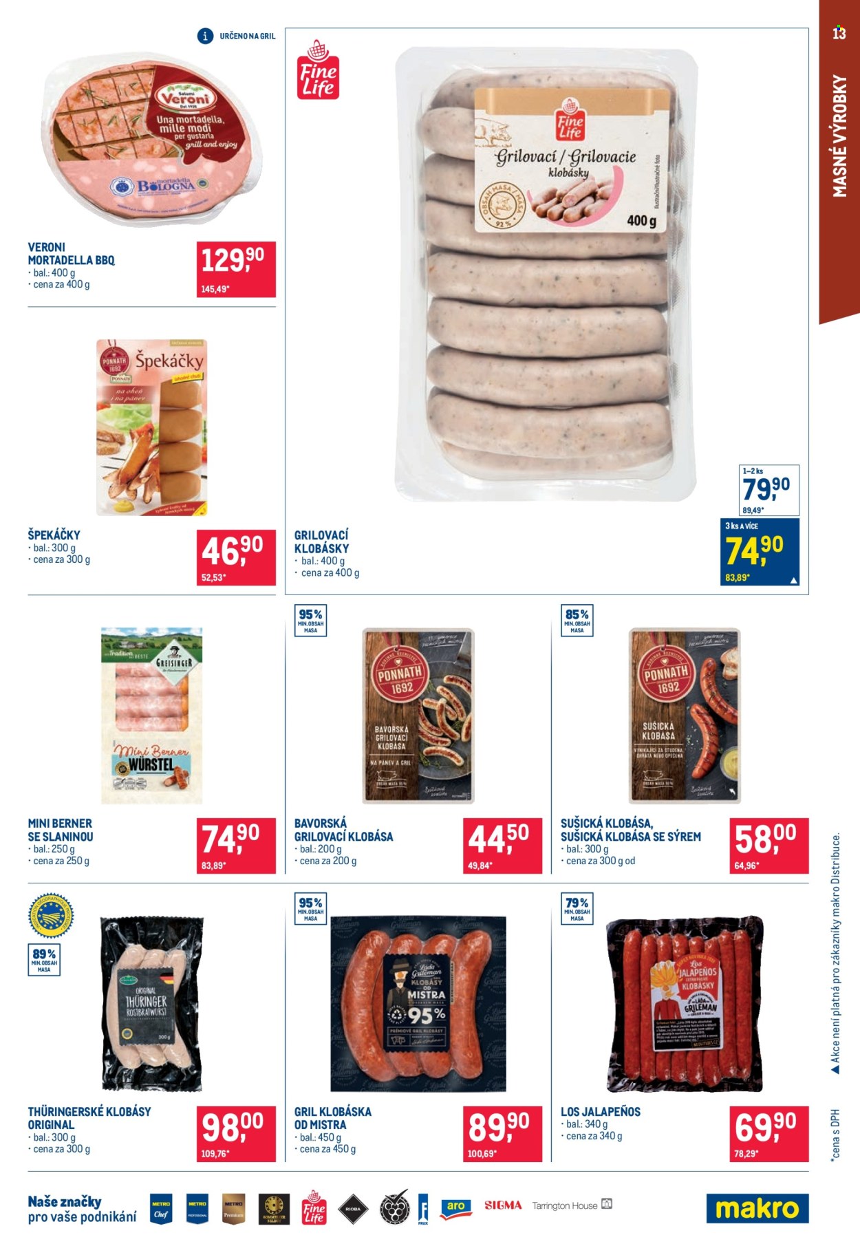 Leták MAKRO - 10.9.2025 - 23.9.2025. Strana 13