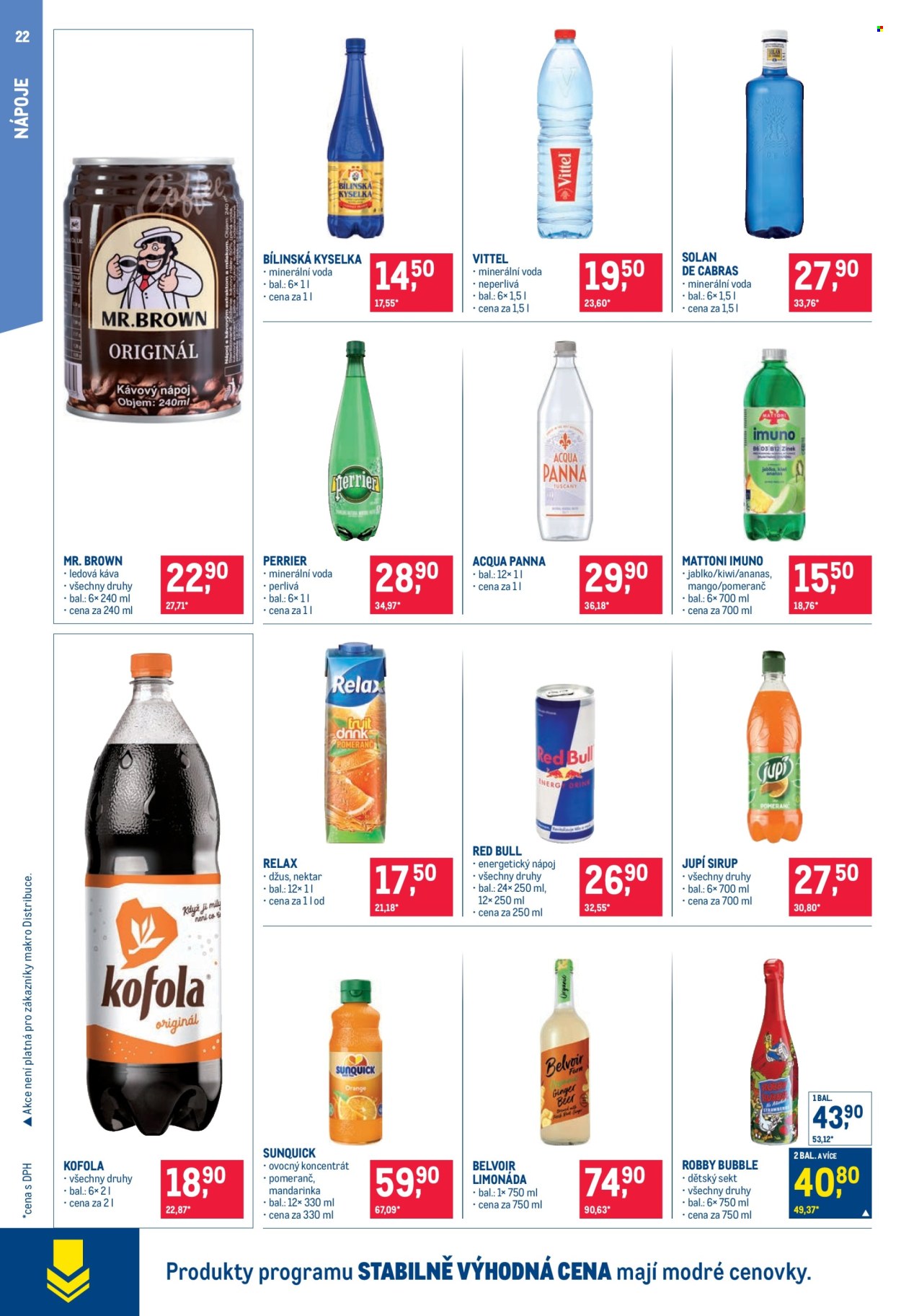 Leták MAKRO - 10.9.2025 - 23.9.2025. Strana 22