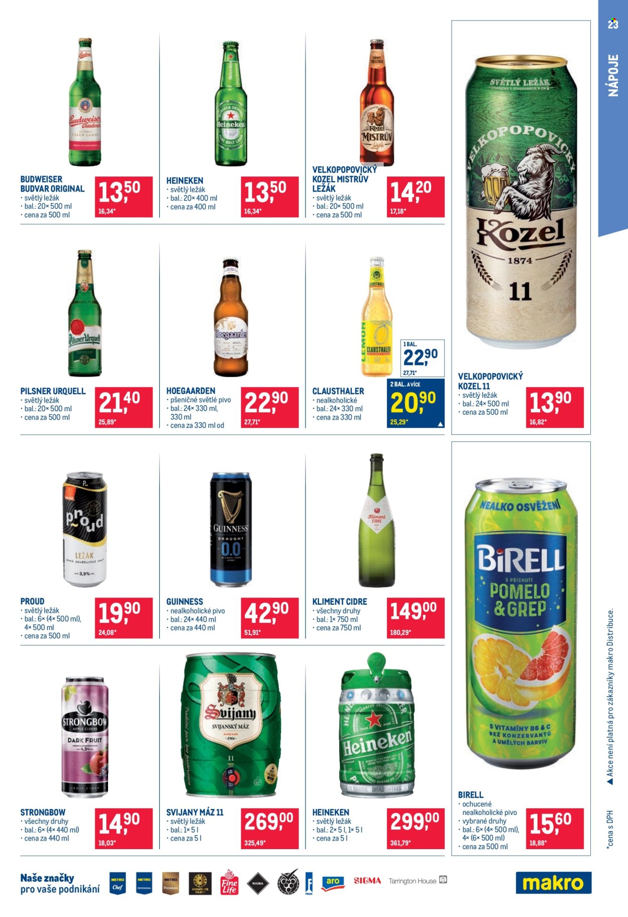 Leták MAKRO - 10.9.2025 - 23.9.2025. Strana 23