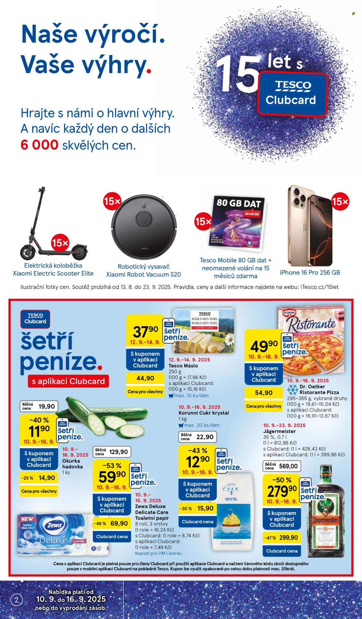 Leták TESCO - 10.9.2025 - 16.9.2025. Strana 2