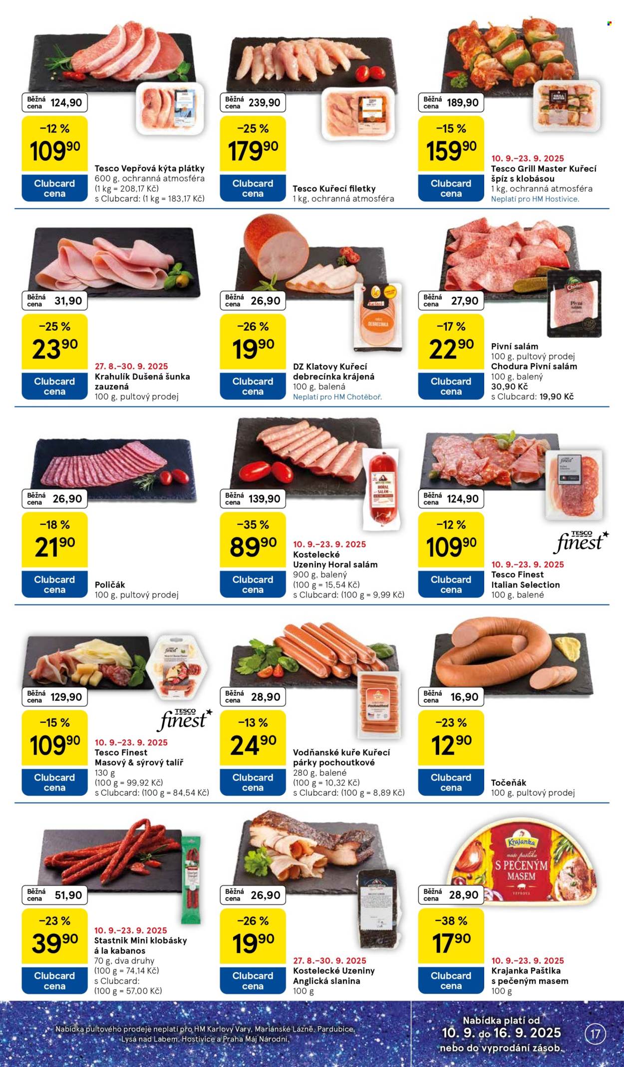 Leták TESCO - 10.9.2025 - 16.9.2025. Strana 17