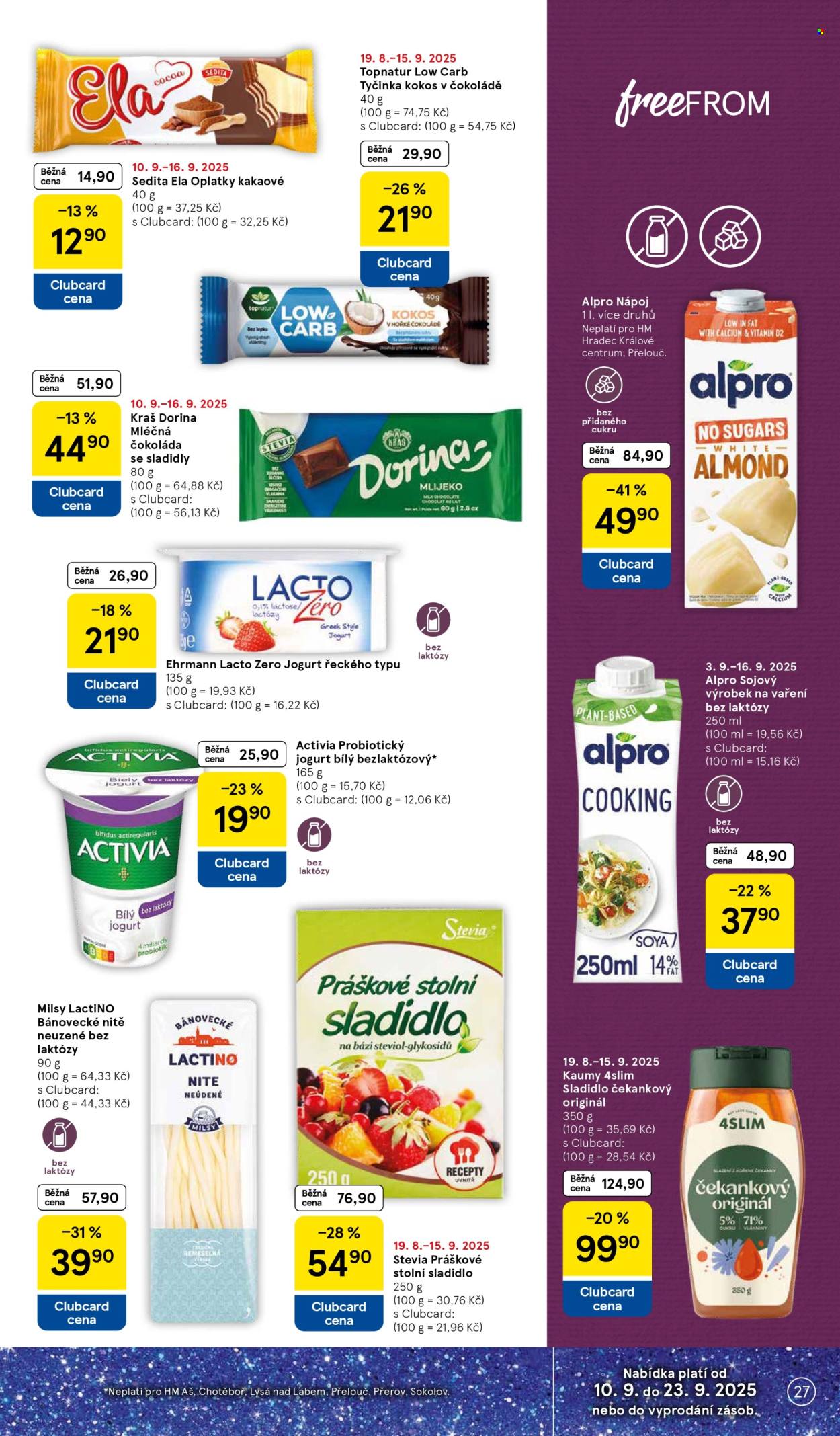 Leták TESCO - 10.9.2025 - 16.9.2025. Strana 27