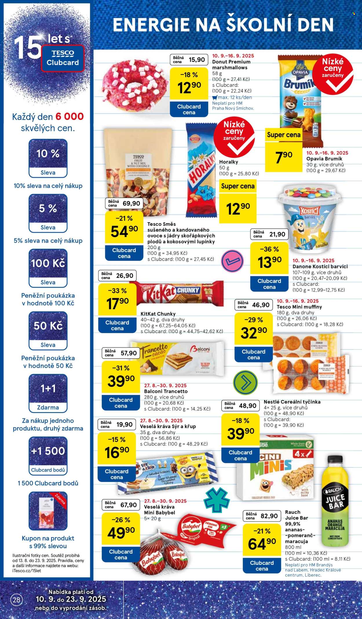 Leták TESCO - 10.9.2025 - 16.9.2025. Strana 28