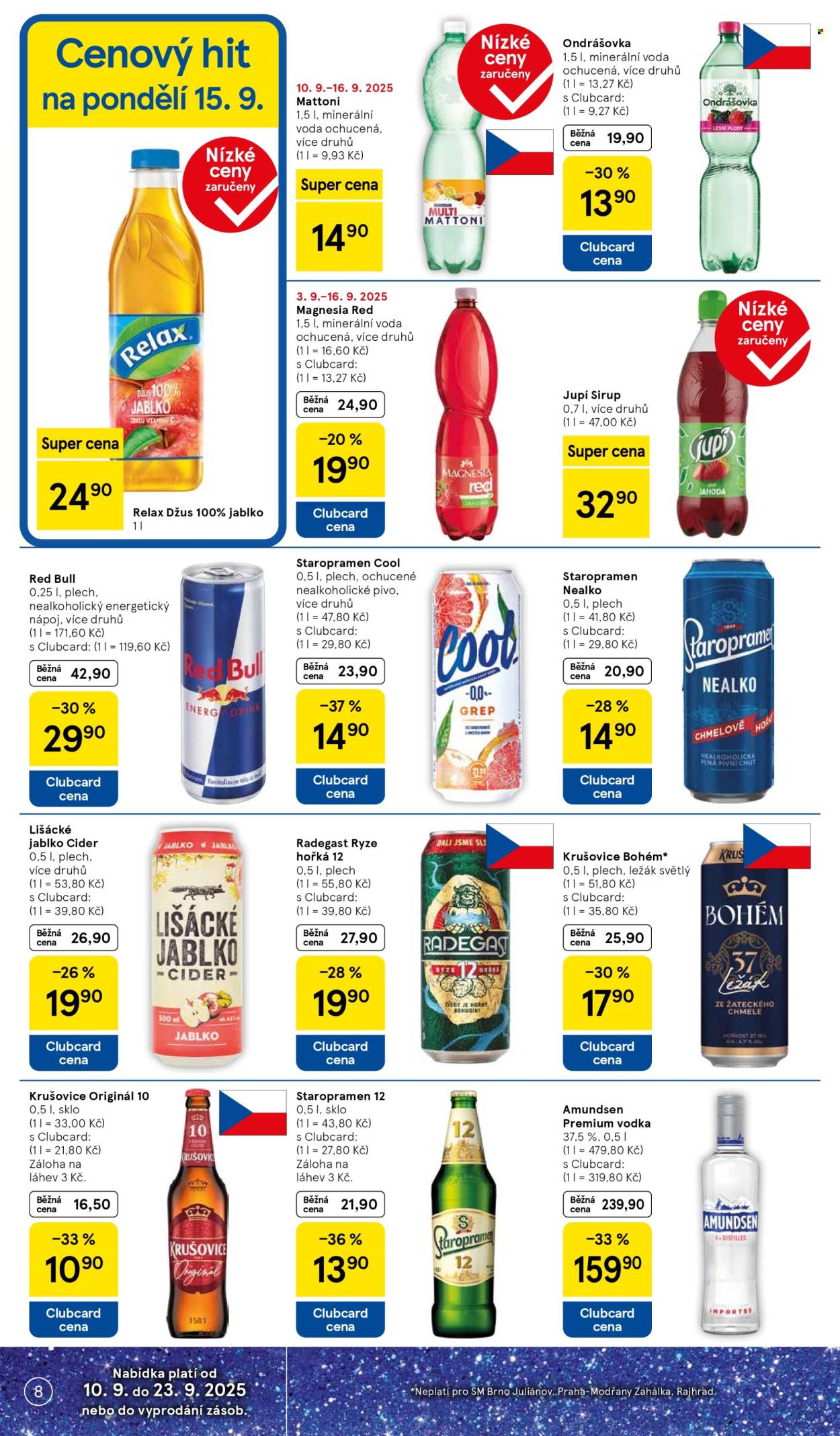 Leták TESCO supermarket - 10.9.2025 - 16.9.2025. Strana 8