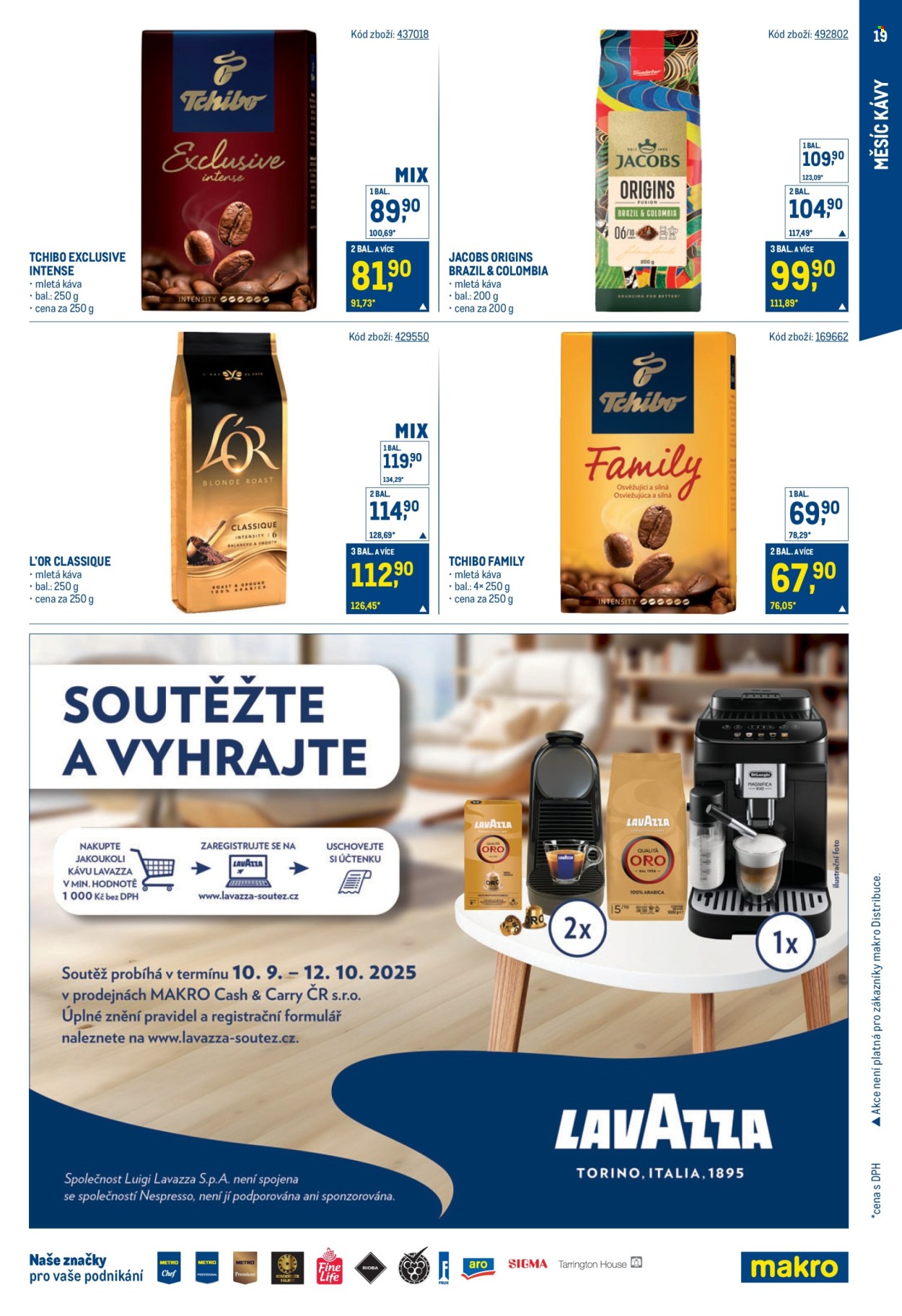 Leták MAKRO - 10.9.2025 - 7.10.2025. Strana 19