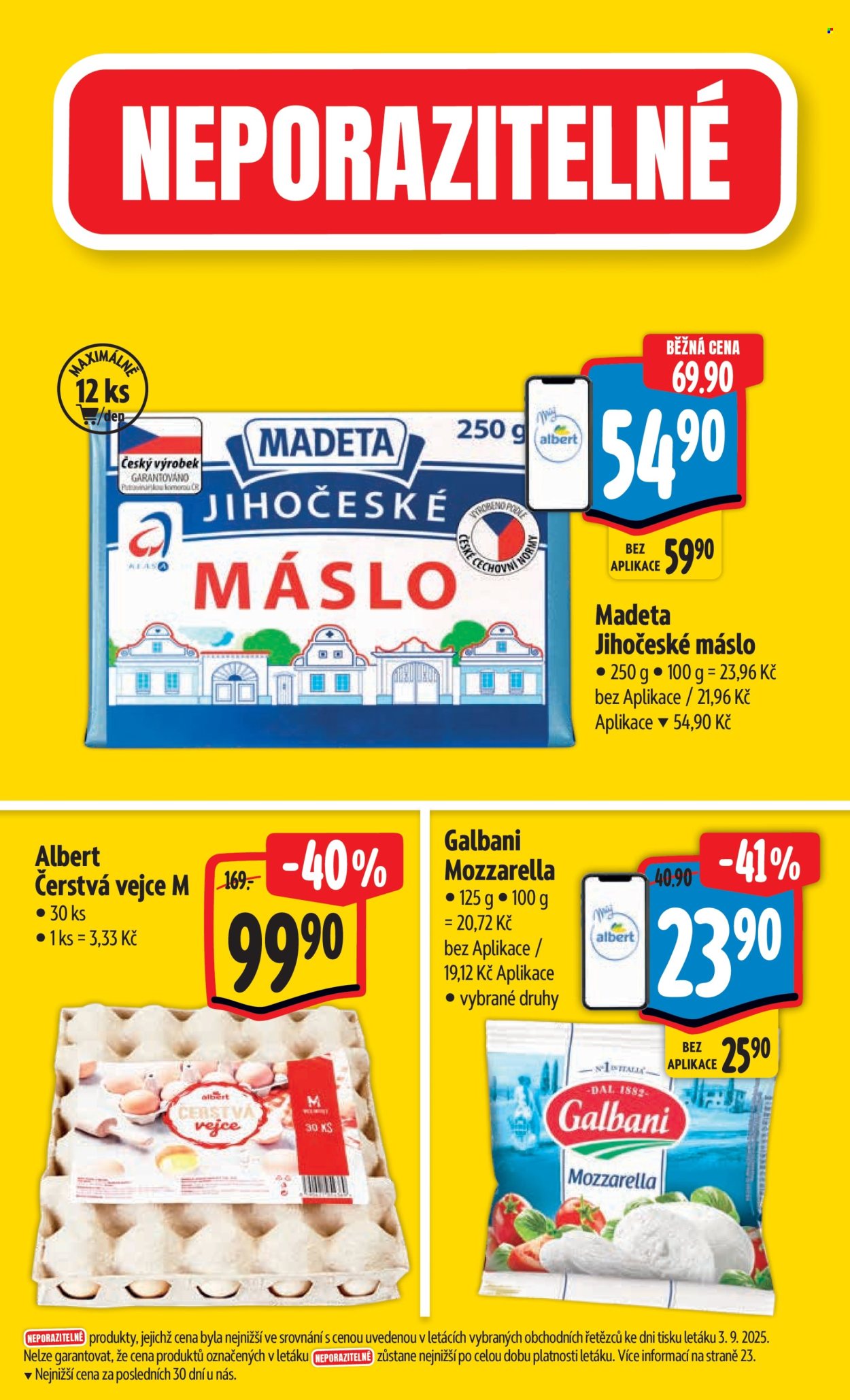Leták Albert Hypermarket - 10.9.2025 - 16.9.2025. Strana 3