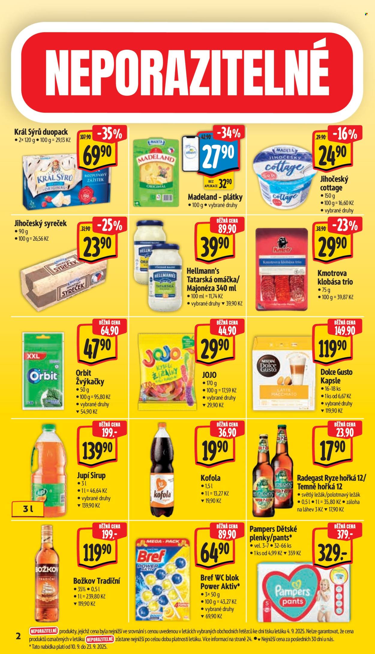 Leták Albert Supermarket - 10.9.2025 - 16.9.2025. Strana 6