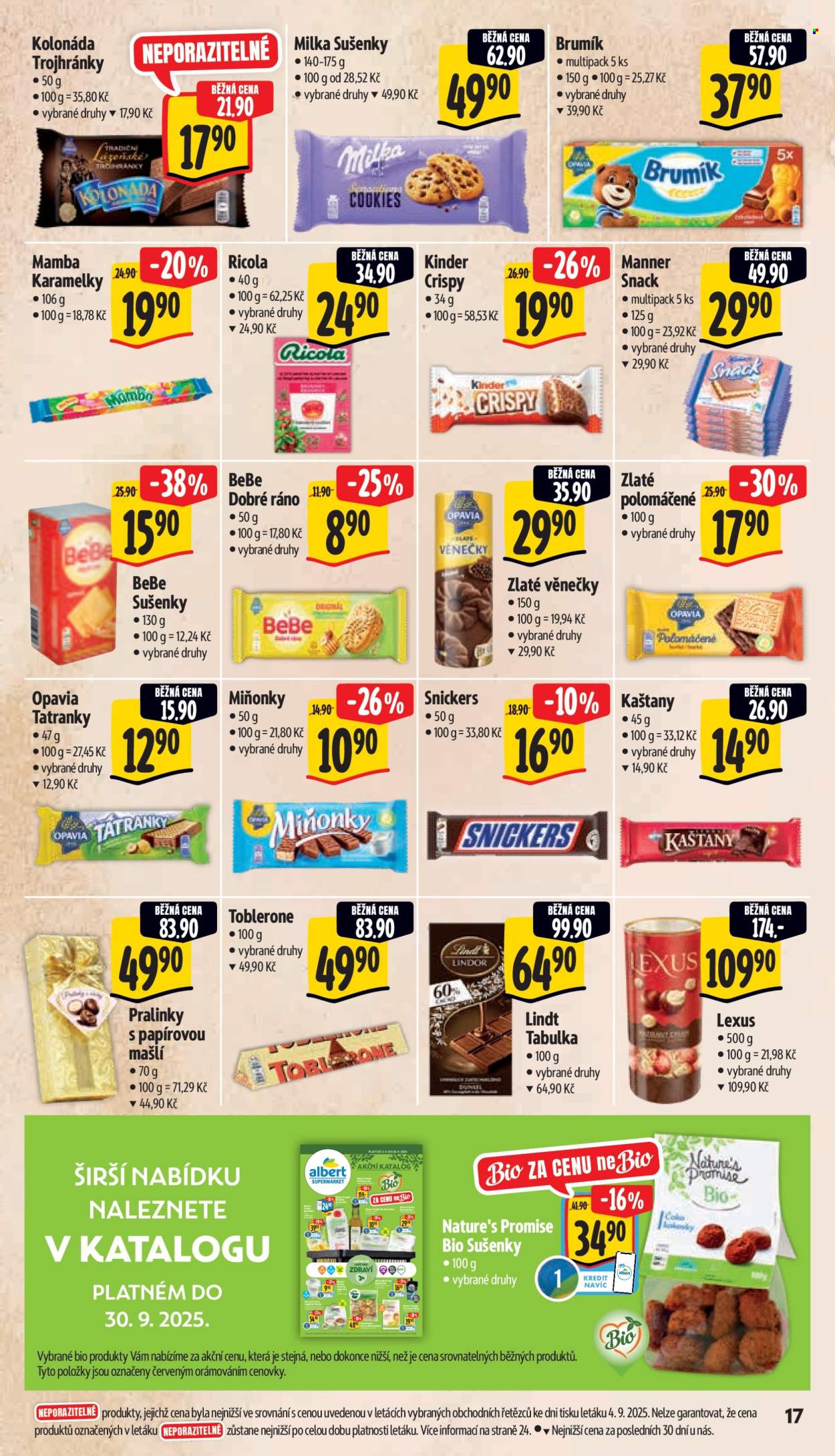 Leták Albert Supermarket - 10.9.2025 - 16.9.2025. Strana 23