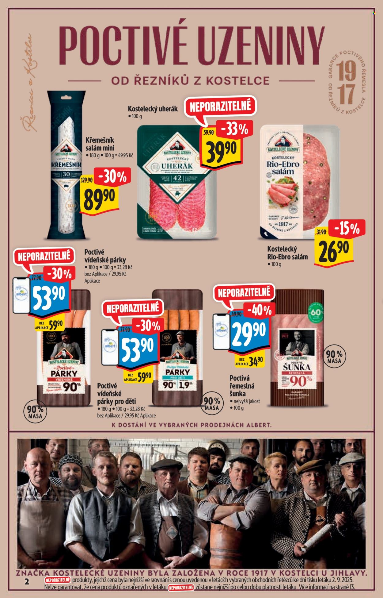 Leták Albert Supermarket - 10.9.2025 - 23.9.2025. Strana 2