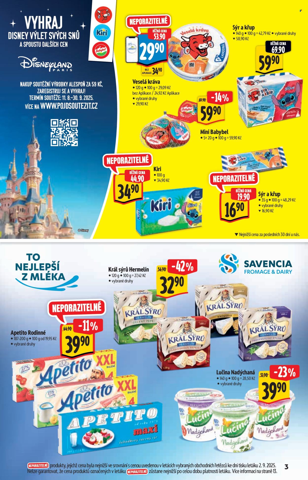 Leták Albert Supermarket - 10.9.2025 - 23.9.2025. Strana 3