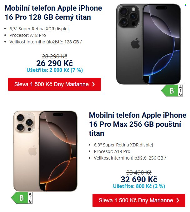 Leták DATART - 12.9.2025 - 15.9.2025. Strana 2