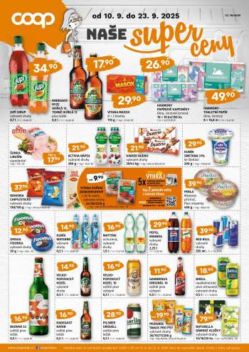 Leták coop JEDNOTA - 10.9.2025 - 23.9.2025.