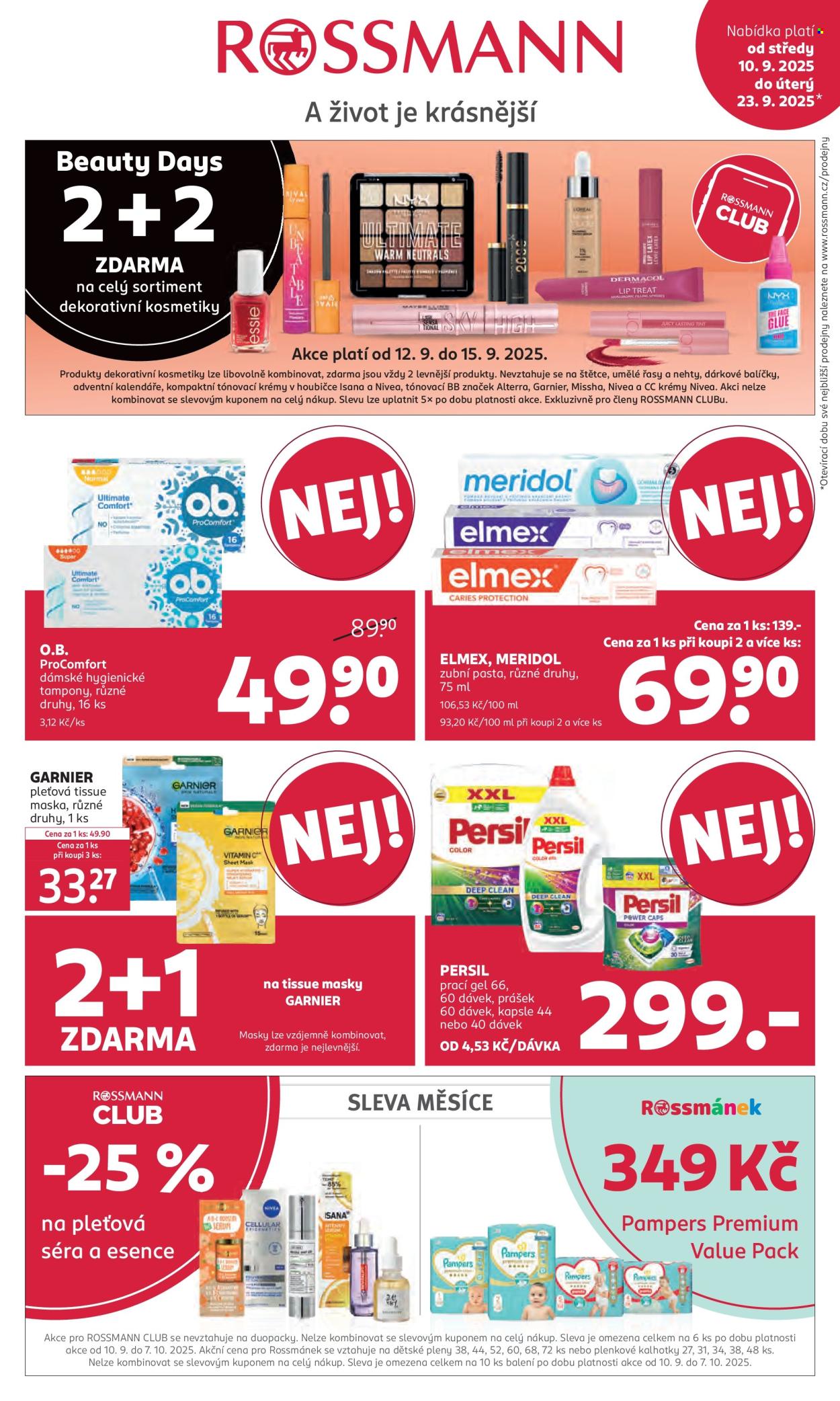 Leták ROSSMANN - 10.9.2025 - 23.9.2025. Strana 1