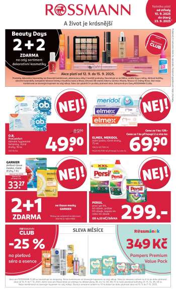 Leták ROSSMANN - 10.9.2025 - 23.9.2025.