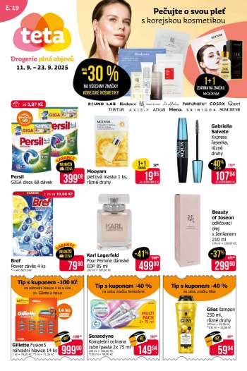 Leták Teta drogerie - 11.9.2025 - 23.9.2025.