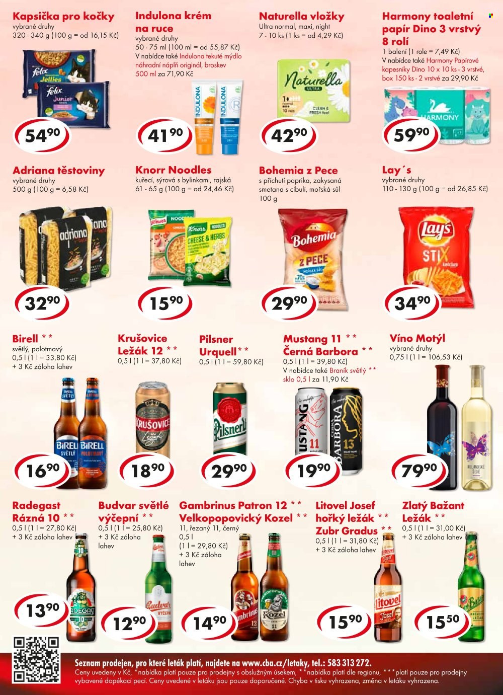 Leták CBA potraviny - 17.9.2025 - 28.9.2025. Strana 4
