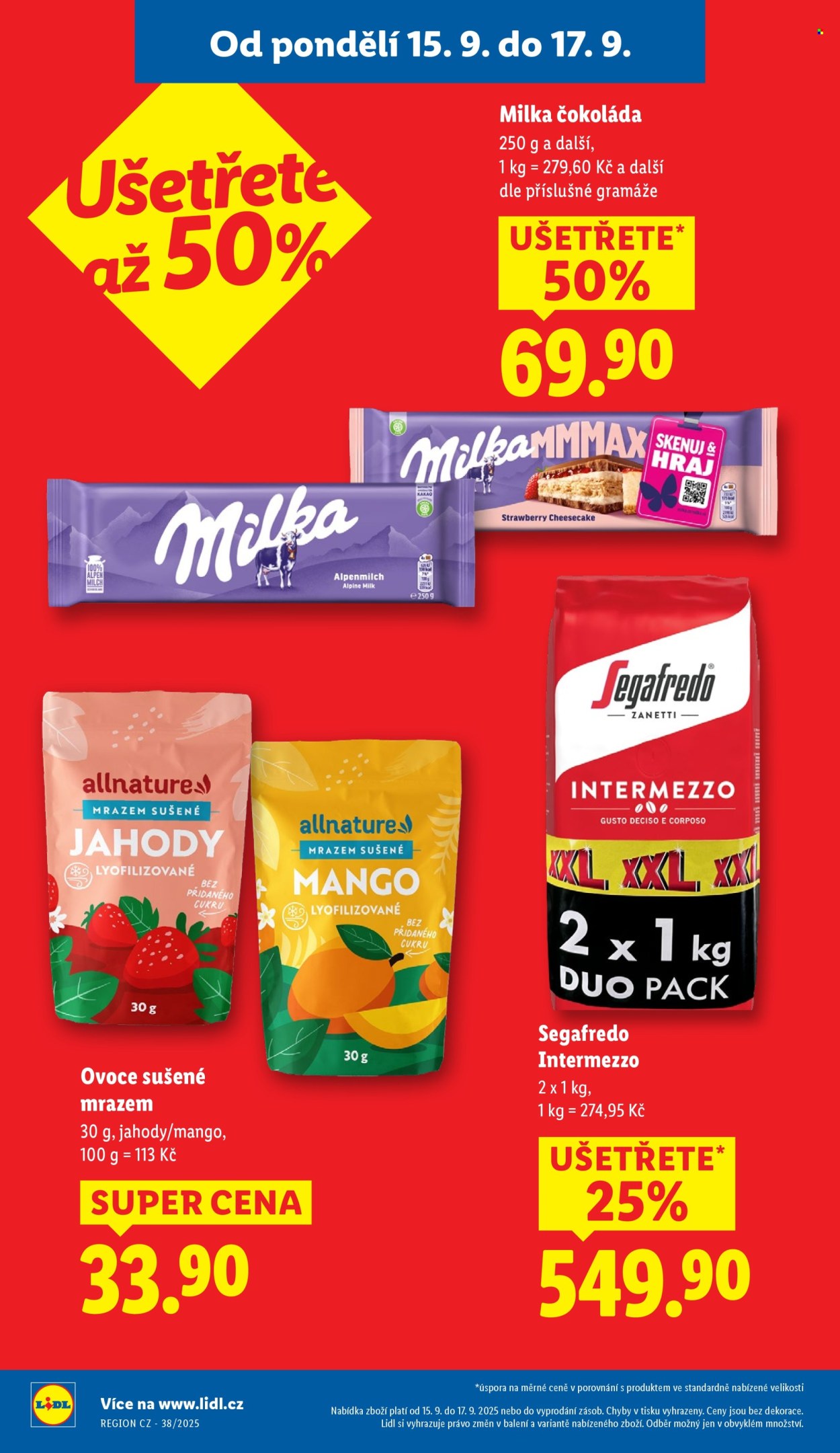 Leták Lidl - 15.9.2025 - 17.9.2025. Strana 2