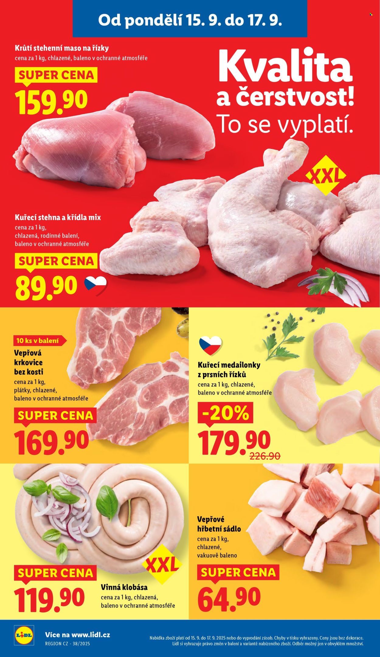 Leták Lidl - 15.9.2025 - 17.9.2025. Strana 14
