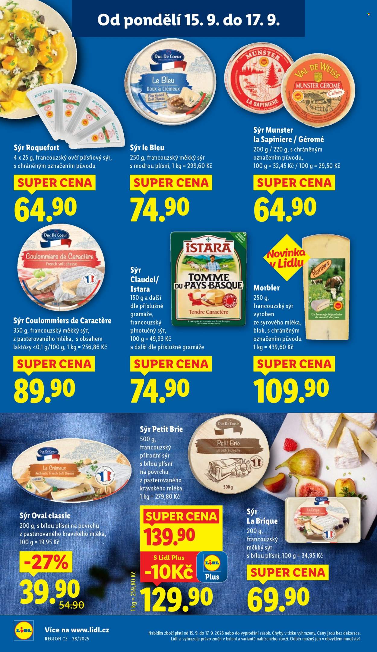 Leták Lidl - 15.9.2025 - 17.9.2025. Strana 18