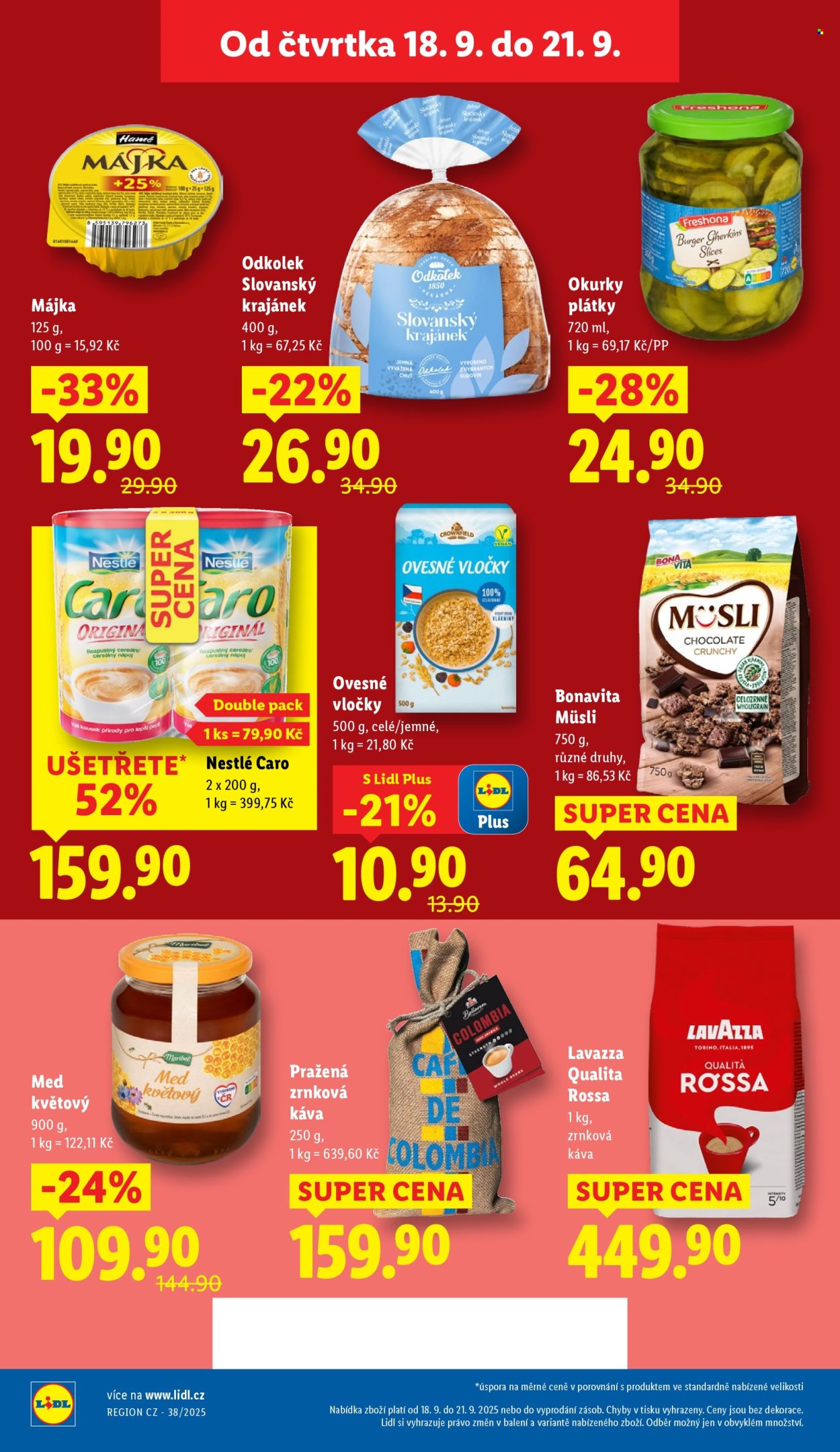Leták Lidl - 18.9.2025 - 21.9.2025. Strana 22