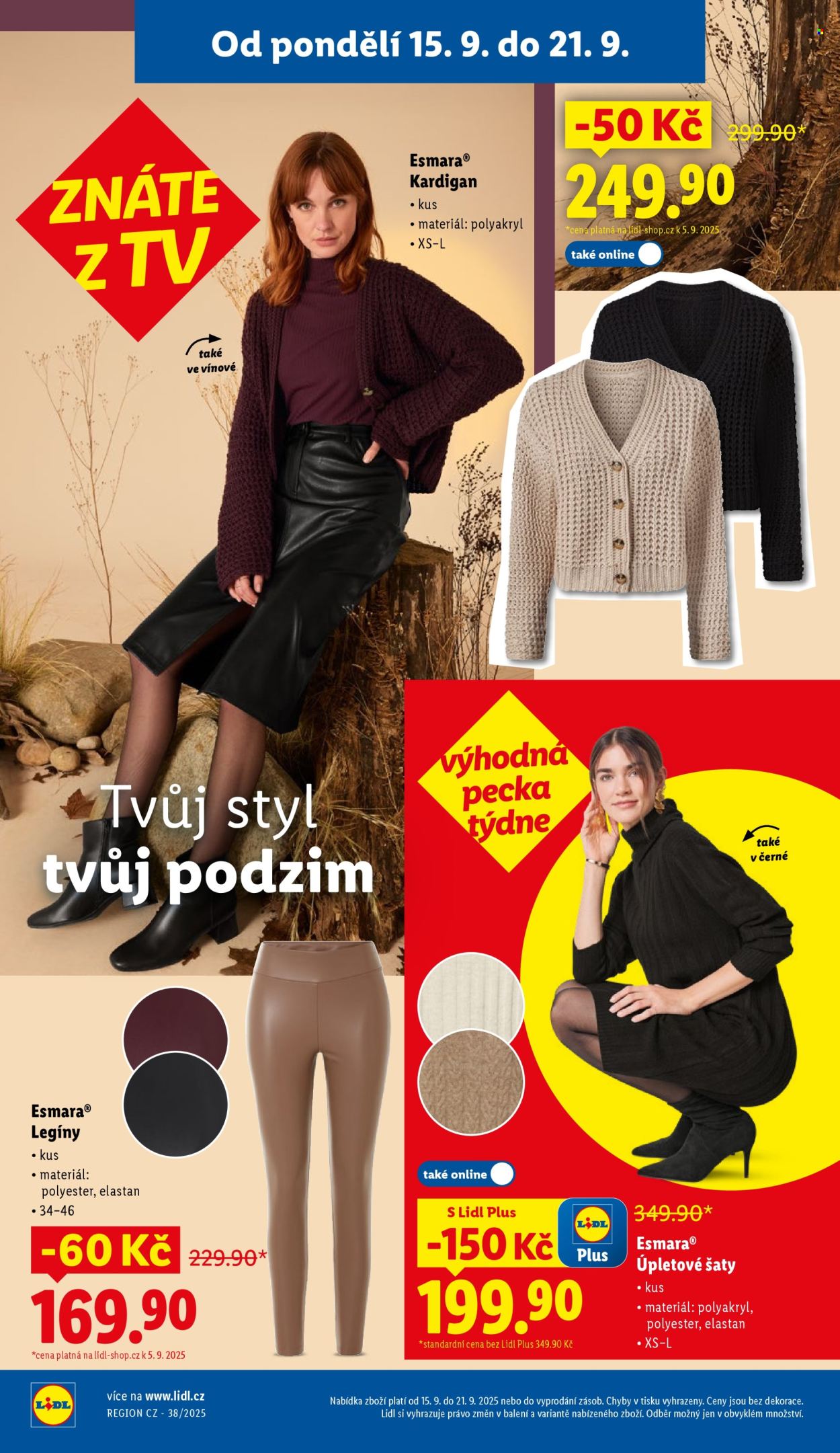 Leták Lidl - 15.9.2025 - 21.9.2025. Strana 4