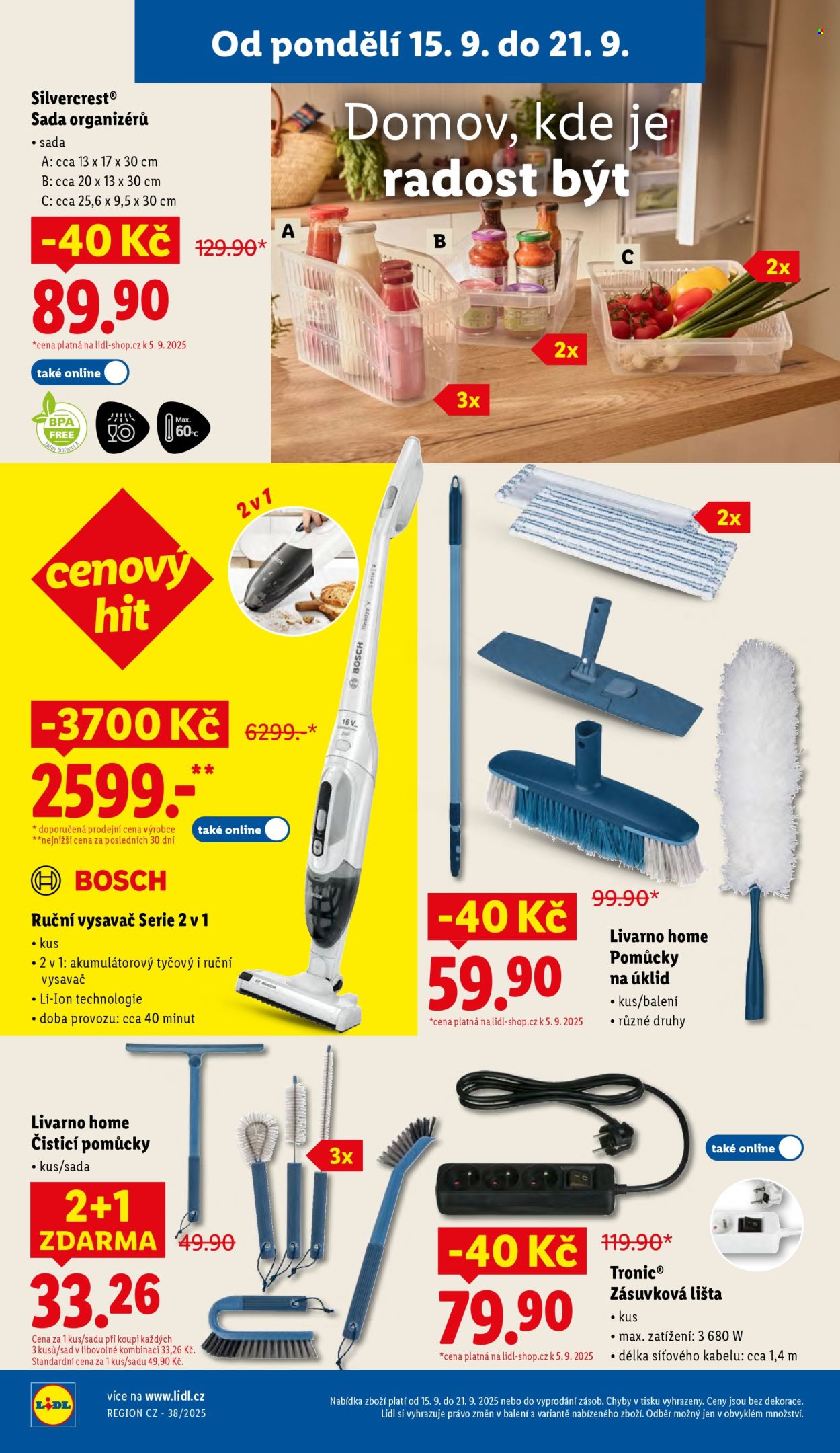 Leták Lidl - 15.9.2025 - 21.9.2025. Strana 8