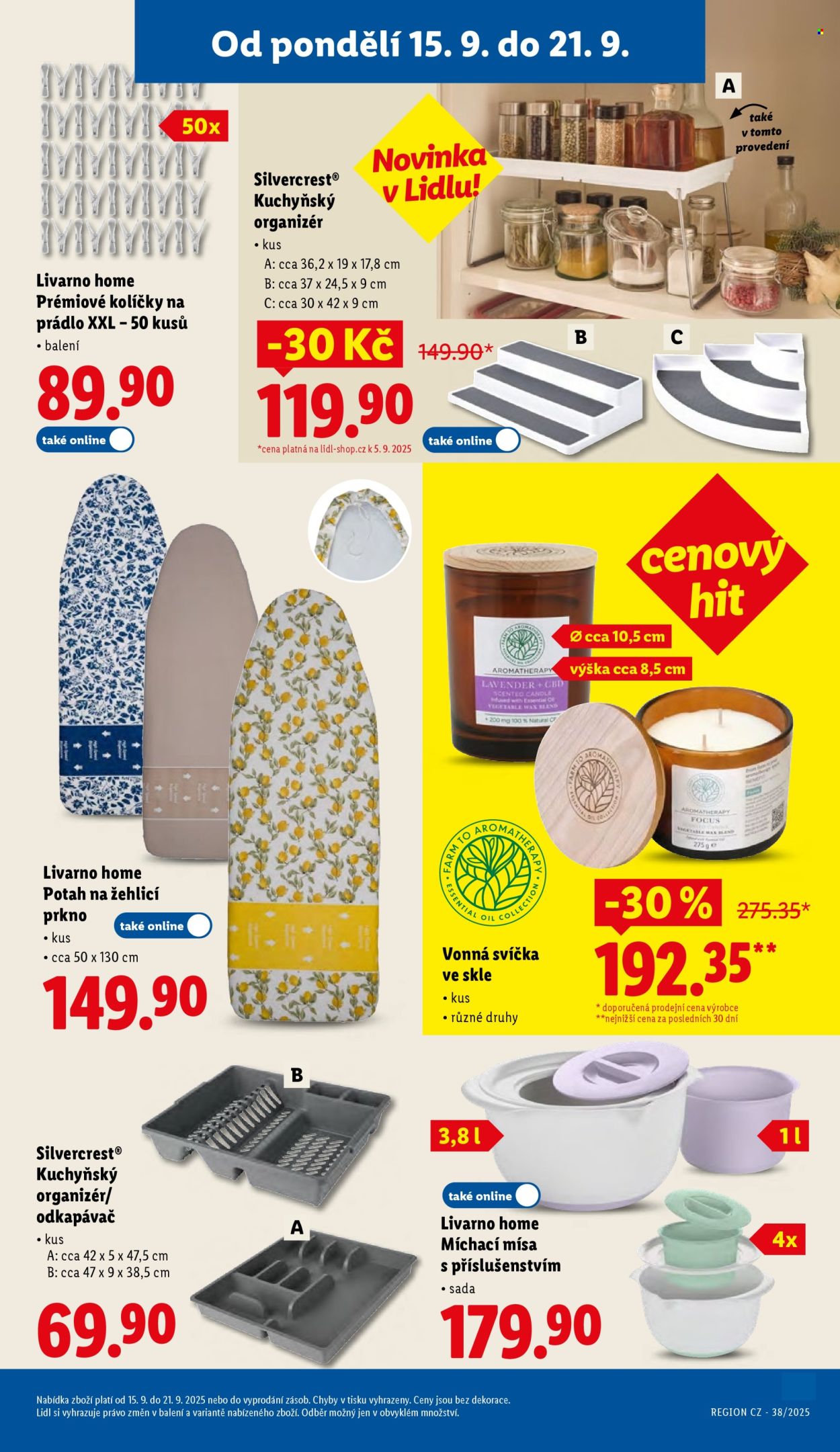 Leták Lidl - 15.9.2025 - 21.9.2025. Strana 9