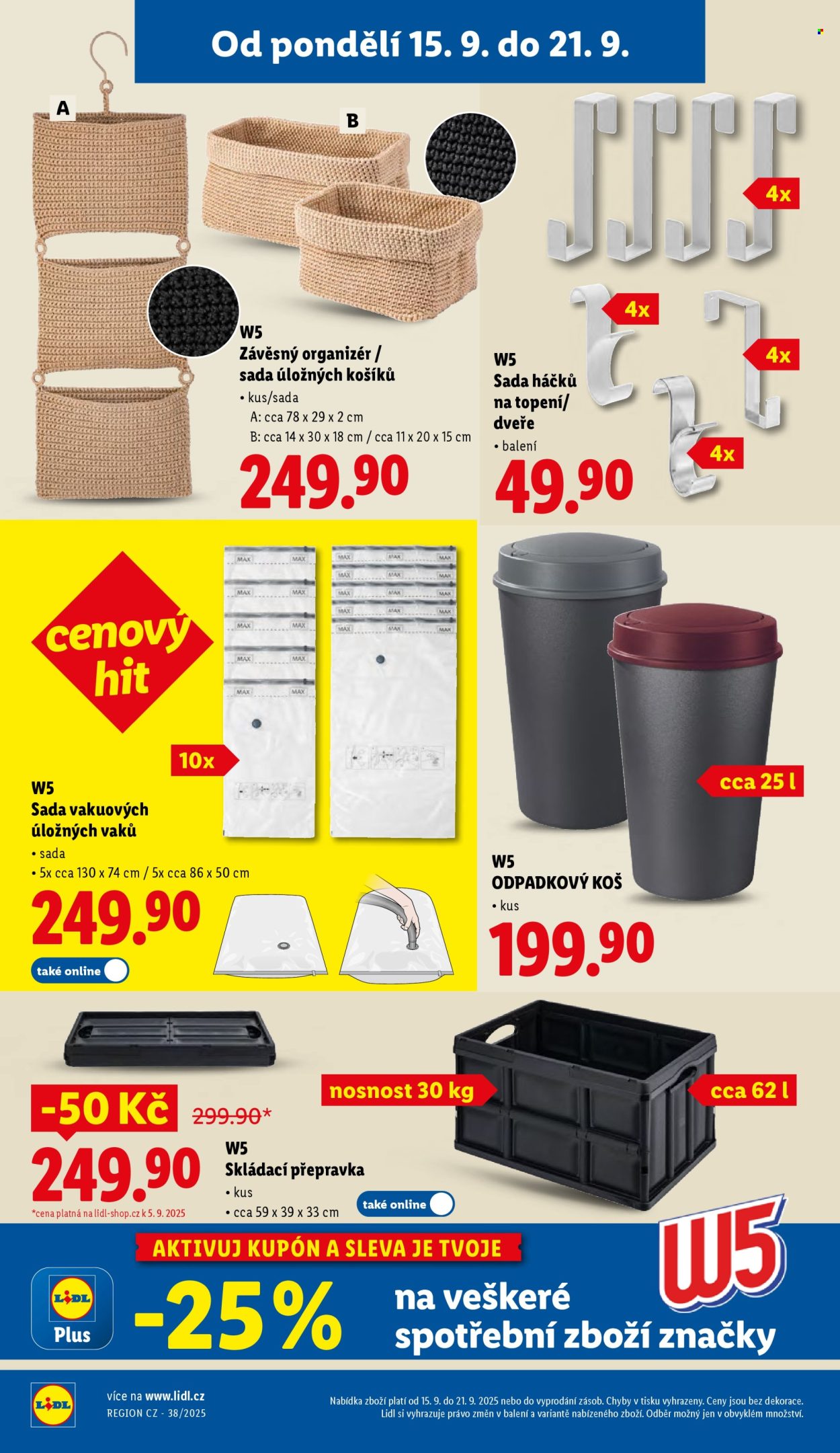 Leták Lidl - 15.9.2025 - 21.9.2025. Strana 10