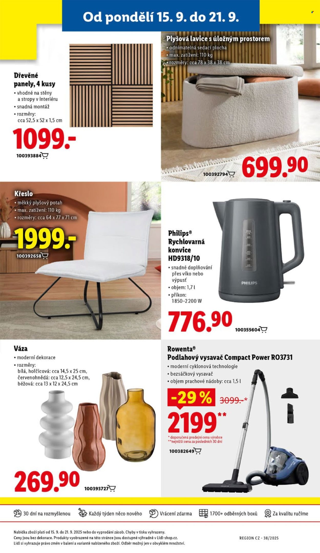 Leták Lidl - 15.9.2025 - 21.9.2025. Strana 15