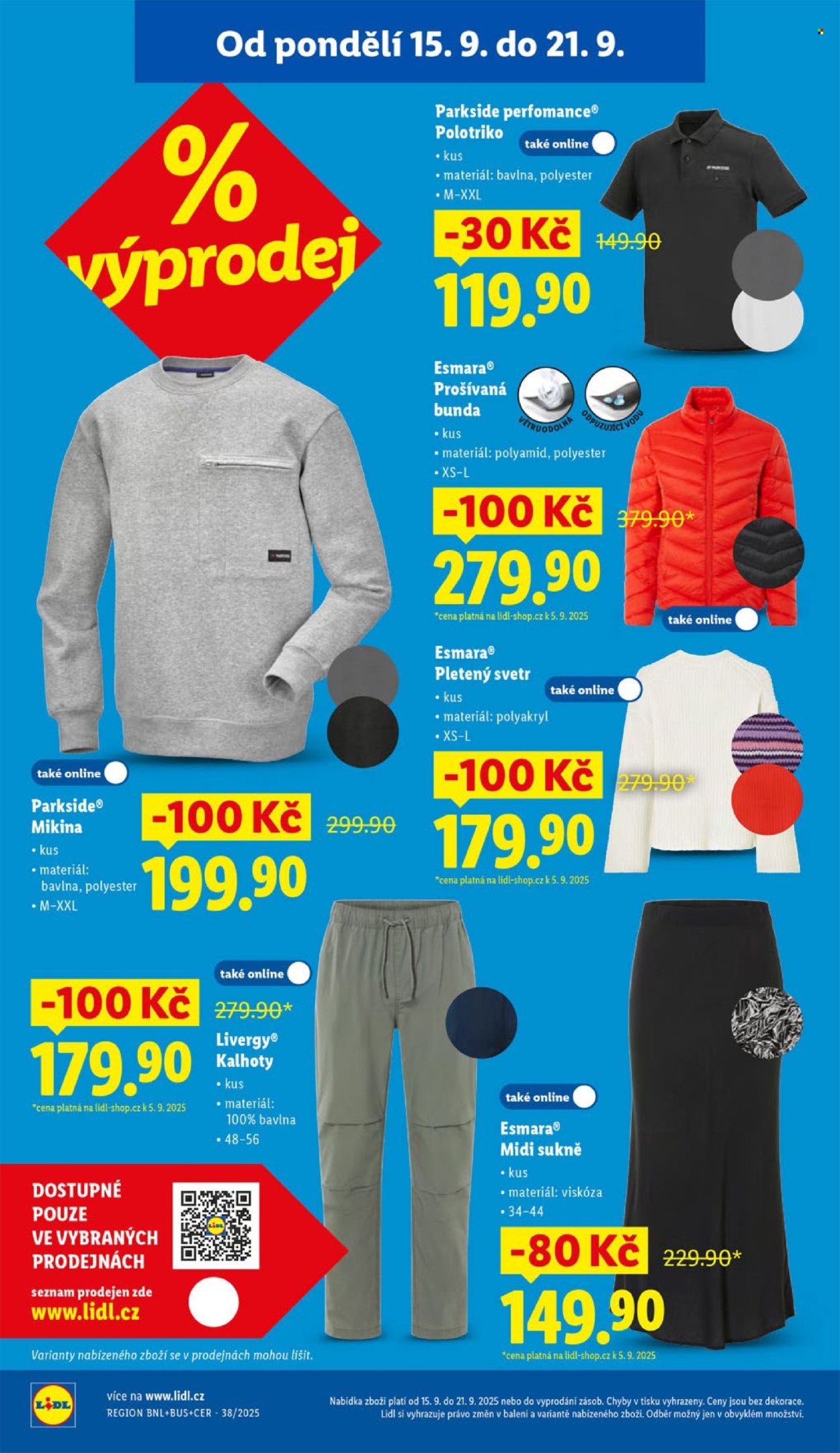 Leták Lidl - 15.9.2025 - 21.9.2025. Strana 18