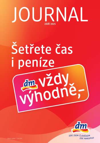 Leták dm drogerie - 11.9.2025 - 8.10.2025.