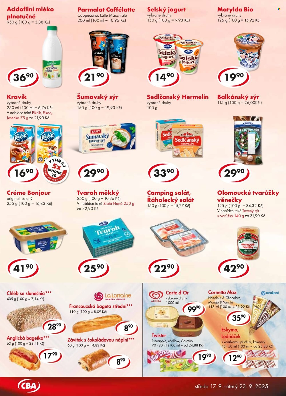 Leták CBA Premium - 17.9.2025 - 23.9.2025. Strana 2
